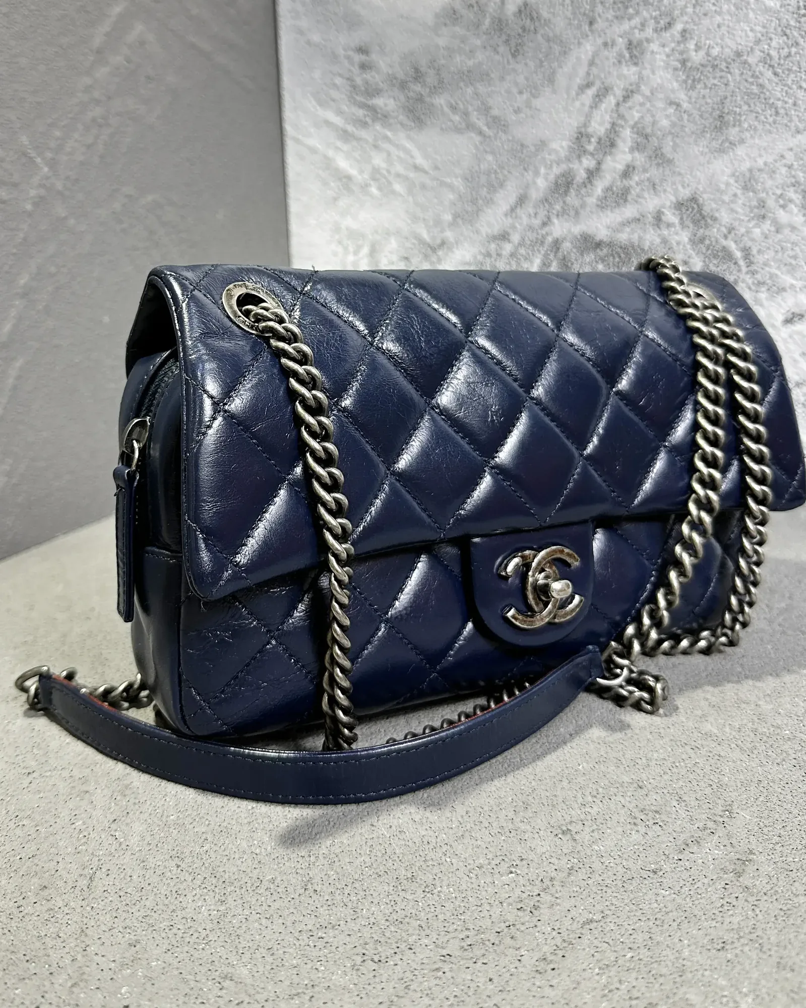 가방-샤넬-염색-2014 듀오 플랩백 수선 후